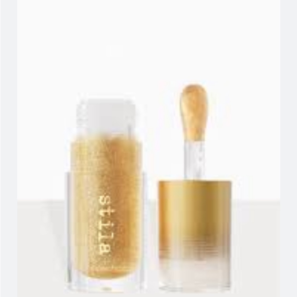 Stila Heavens Dew Lip Oil Shimmering Gold LipGloss in Stardust BNIB - Picture 8 of 14